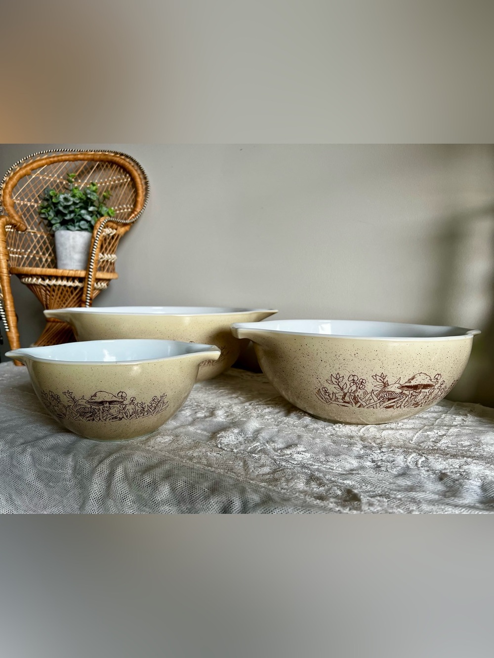 Vintage Pyrex Forest Fancies Cinderella Bowls